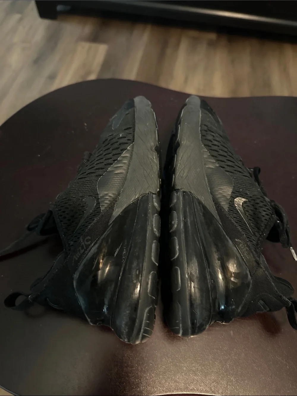 Nike Men's Black Breathable Mesh Sneakers